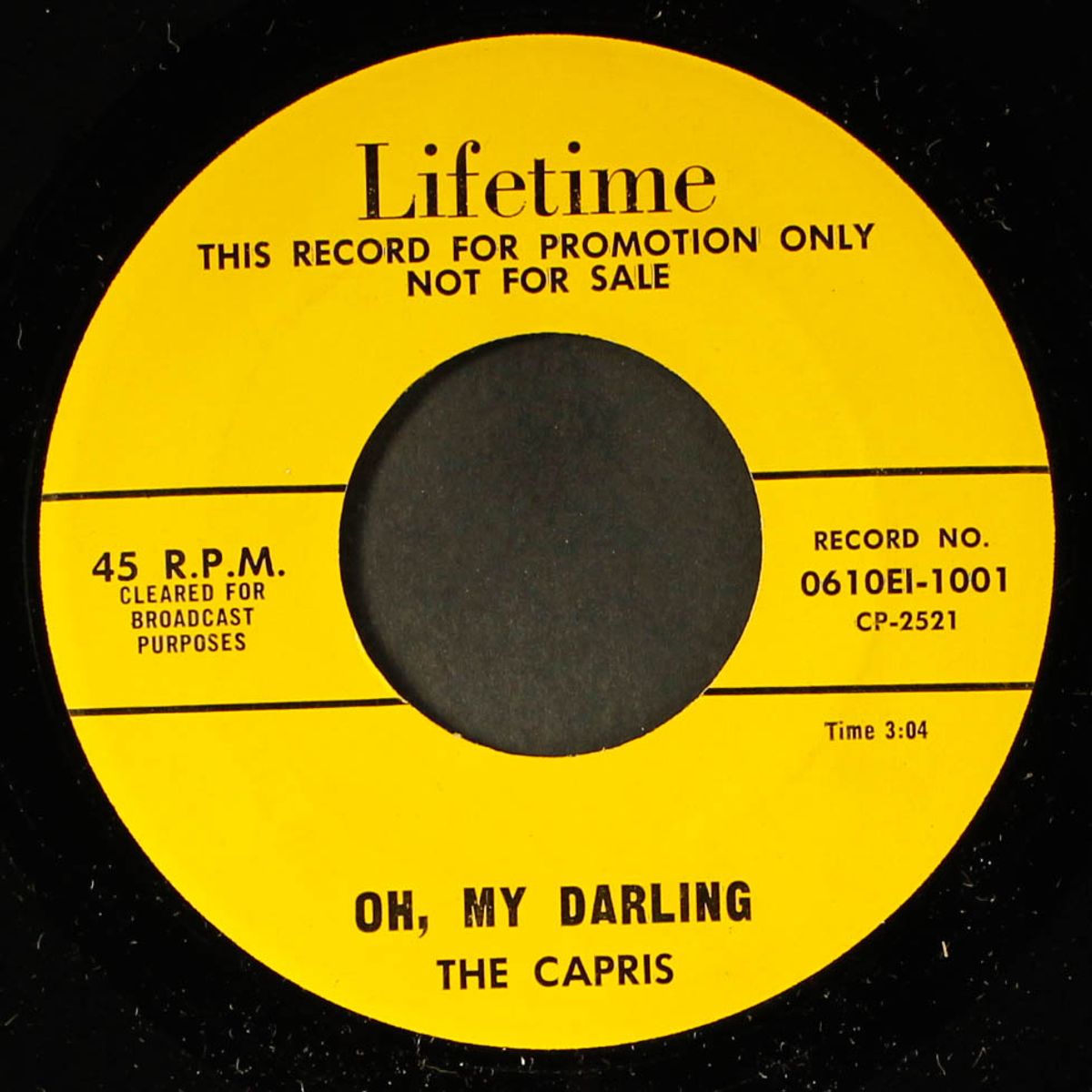 oh, my darling / rock, pretty baby by CAPRIS