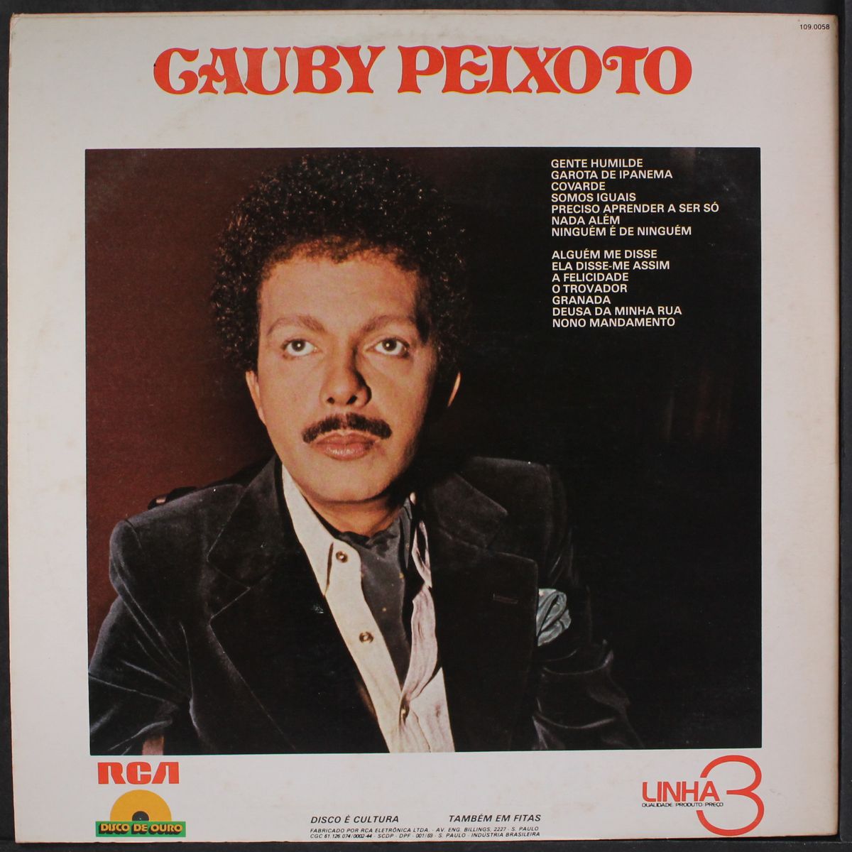 linha 3 - disco de ouro by CAUBY PEIXOTO