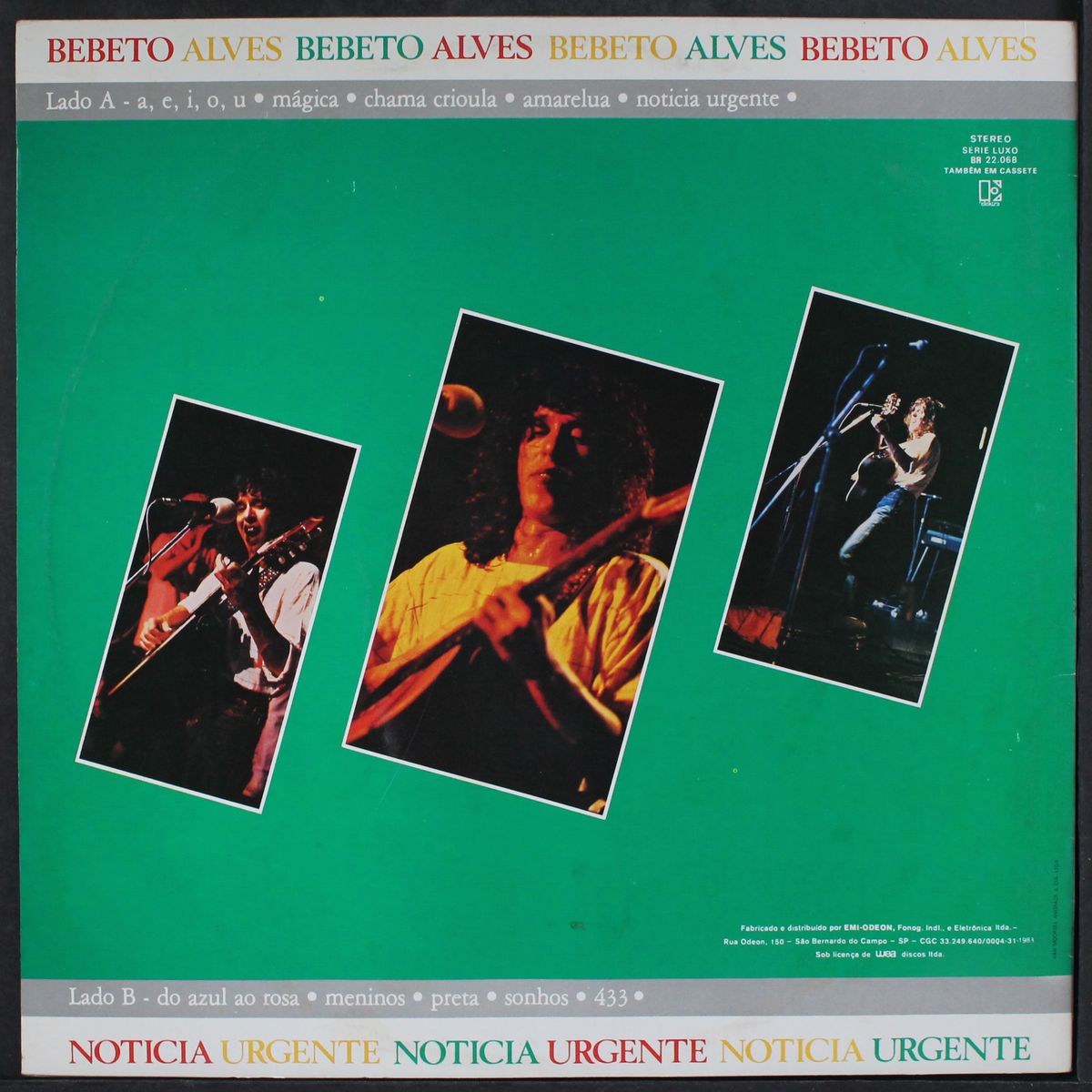 noticia urgente - ao vivo by BEBETO ALVES