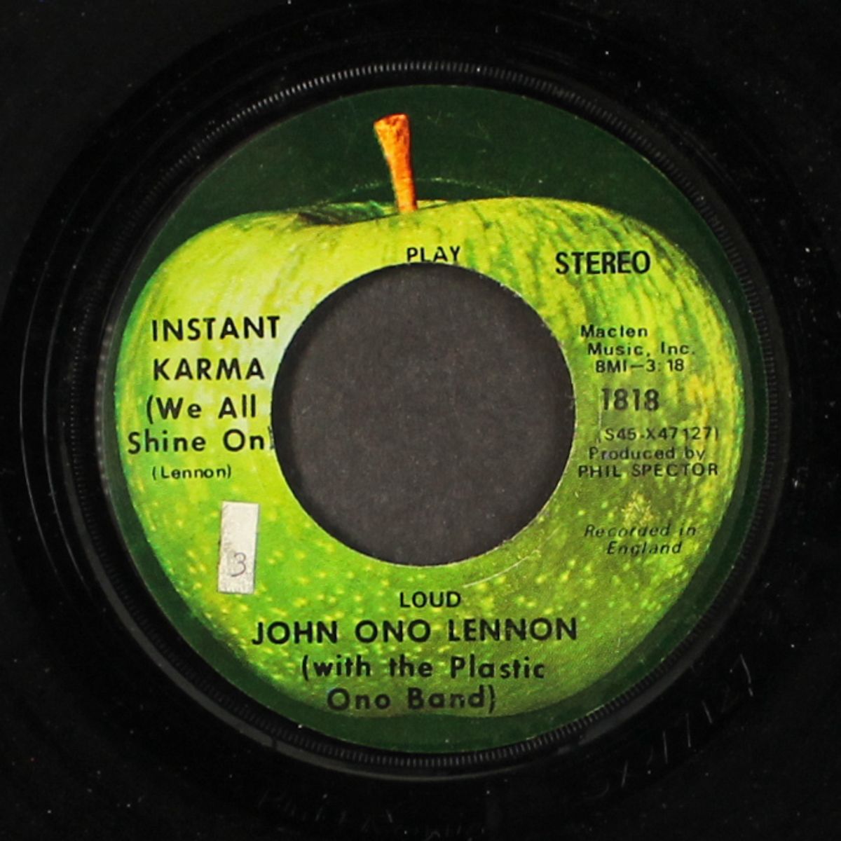 instant karma / who has seen the wind? by JOHN LENNON & YOKO ONO