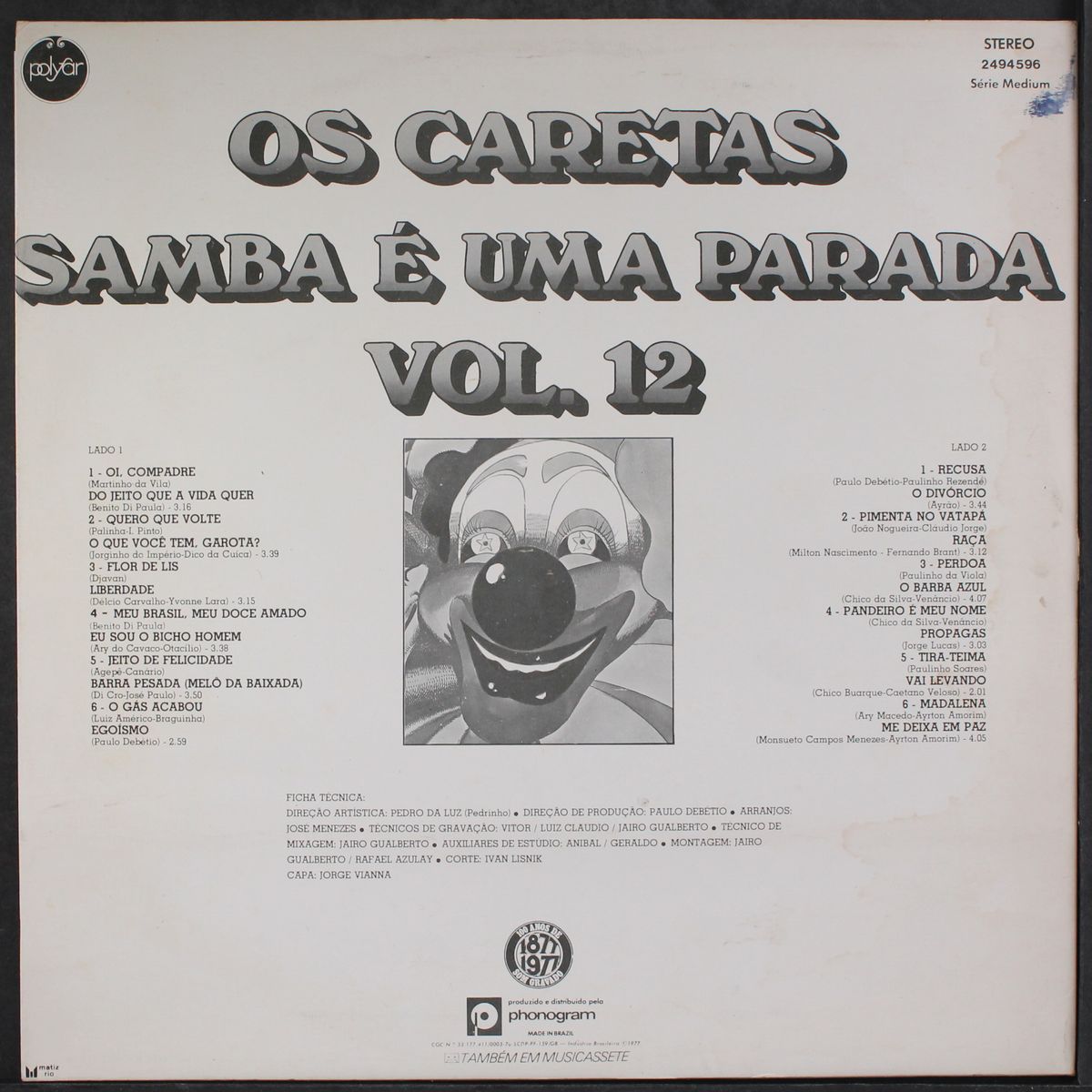 samba e uma parada vol. 12 by OS CARETAS