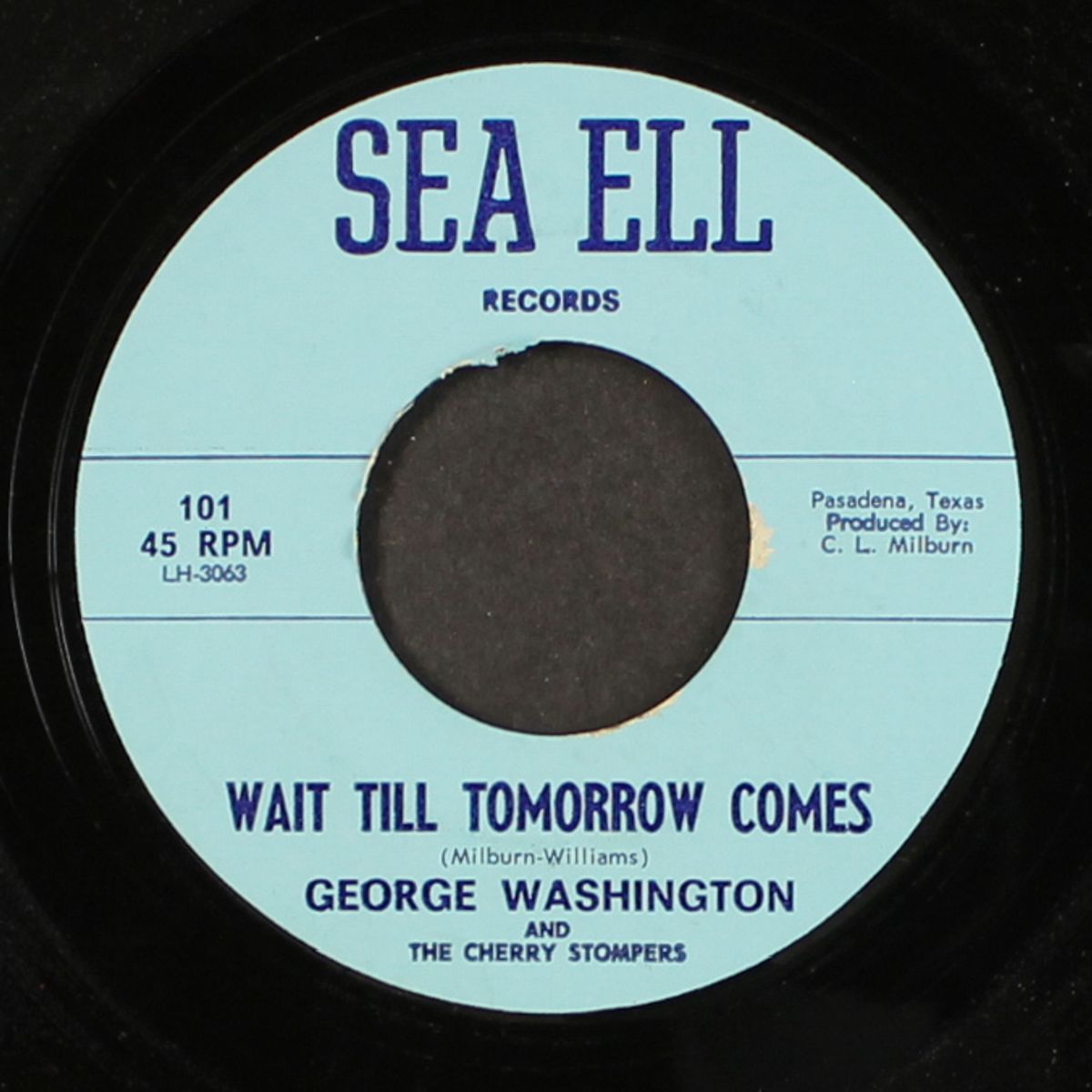the back shelf of your mind / wait till tomorrow comes by GEORGE WASHINGTON & CHERRY STOMPERS