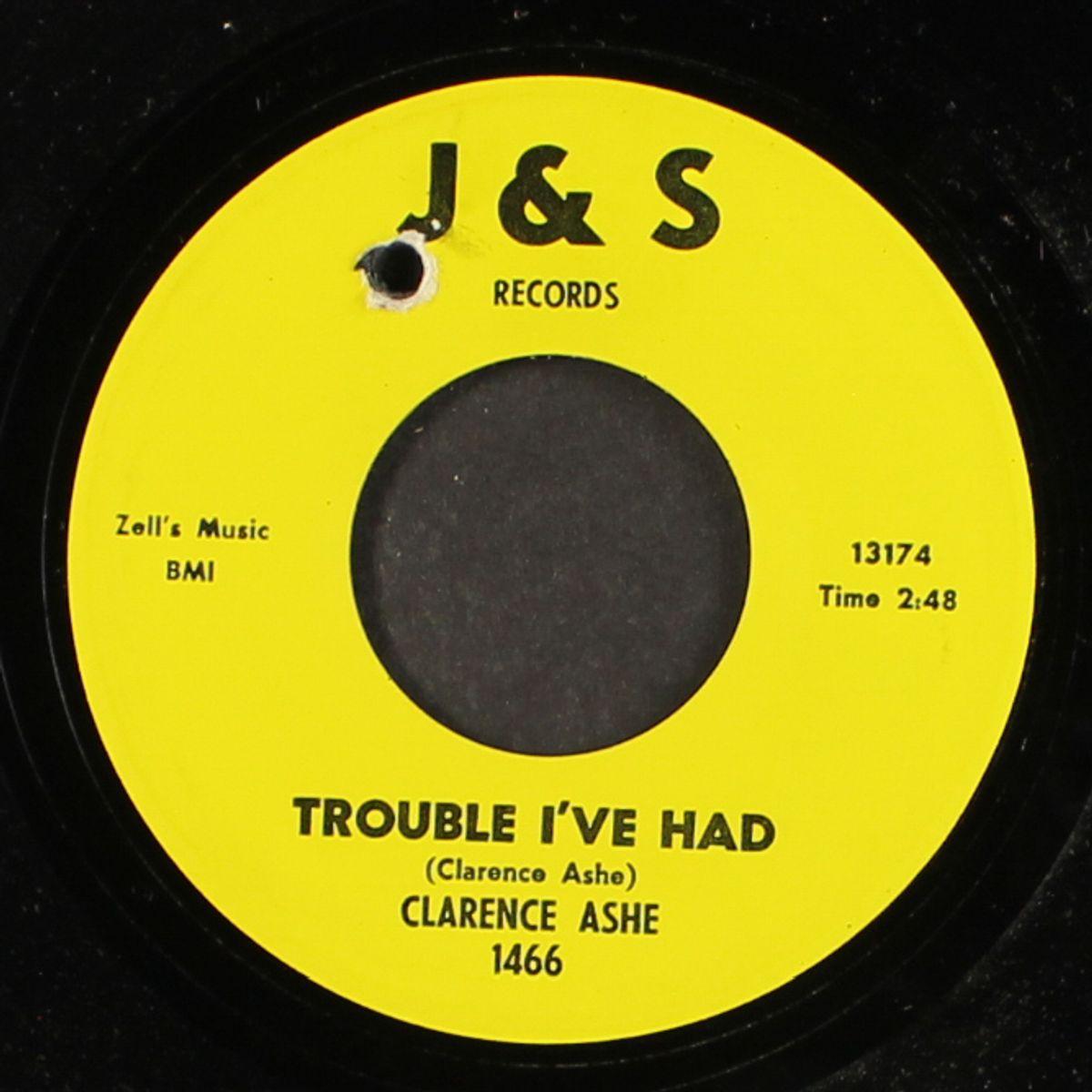 trouble i've had / dancing in a dream world by CLARENCE ASHE