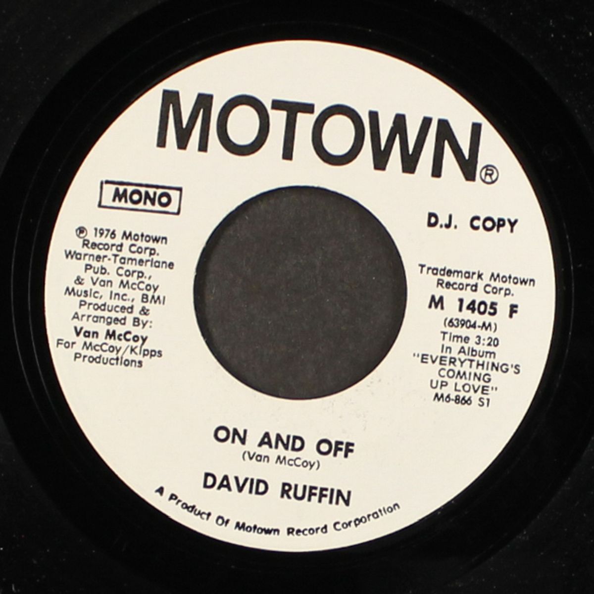 on and off by DAVID RUFFIN