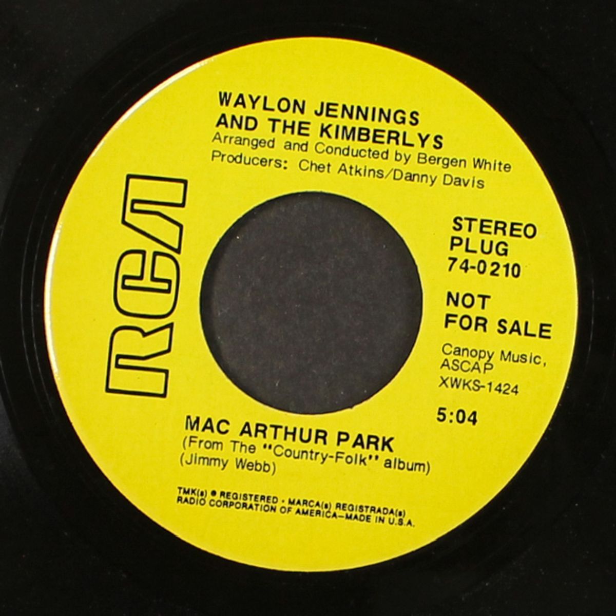 macarthur park / but you know i love you by WAYLON JENNINGS & KIMBERLYS