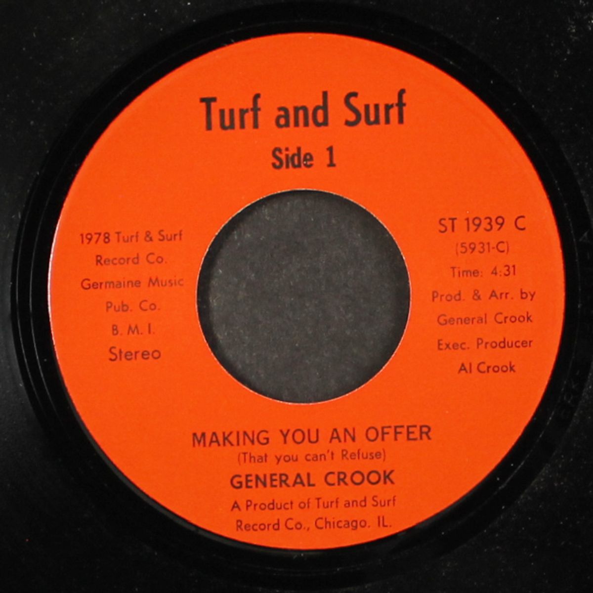 disco fever / making you an offer by GENERAL CROOK