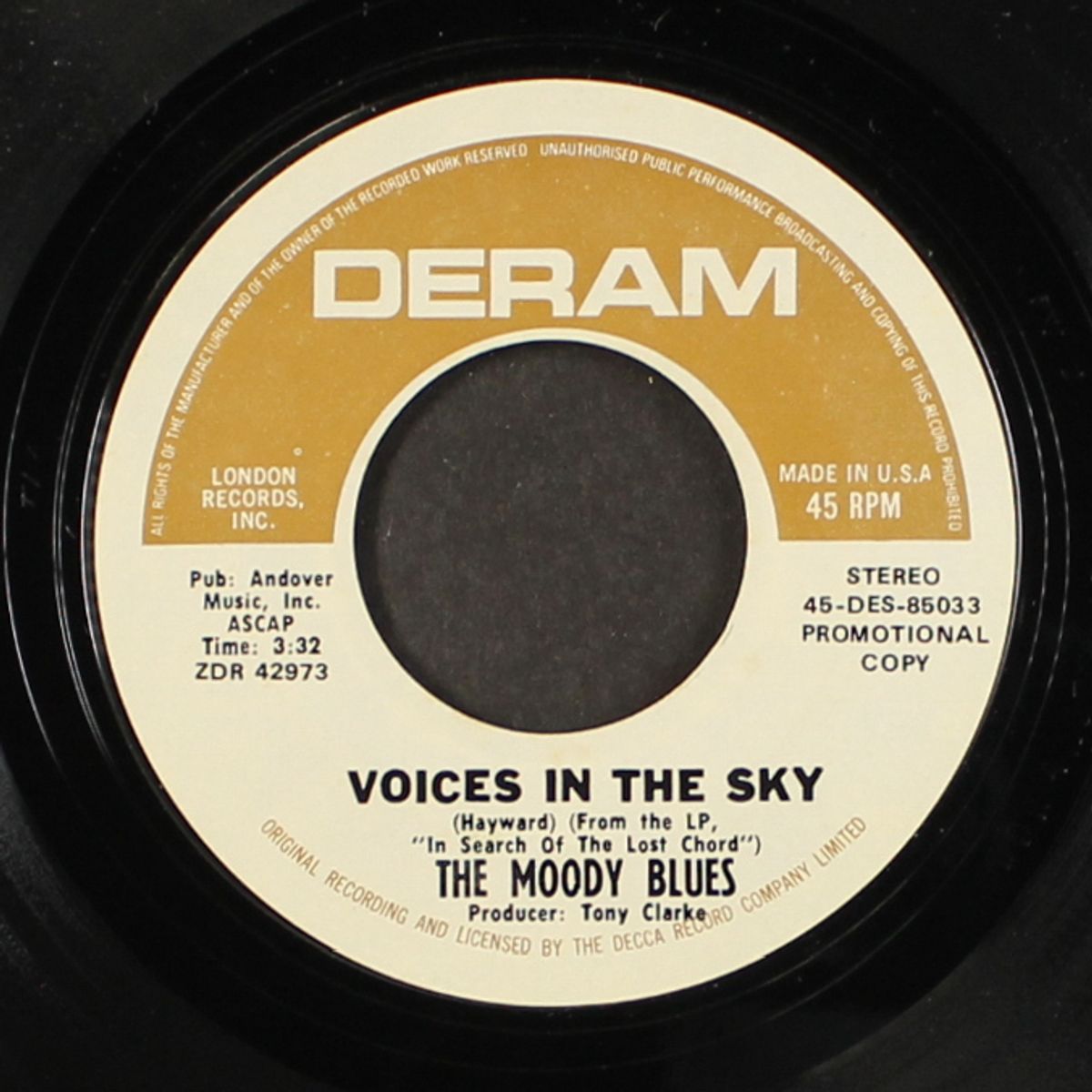 ride my see-saw / voices in the sky by MOODY BLUES
