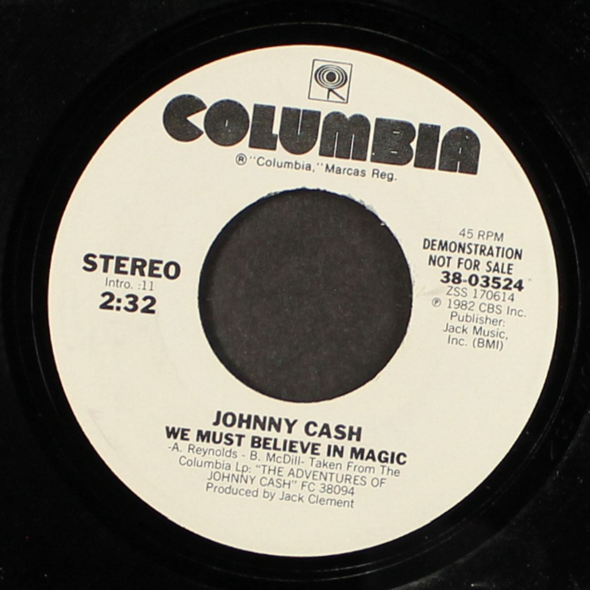 we must believe in magic / same by JOHNNY CASH