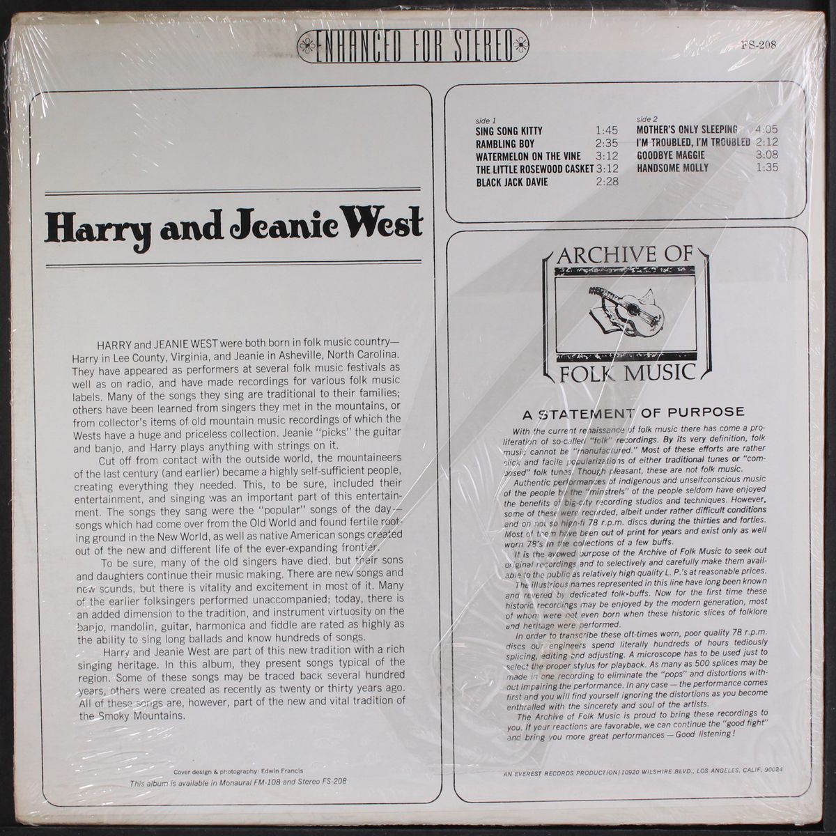 harry & jeanie west by HARRY & JEANIE WEST