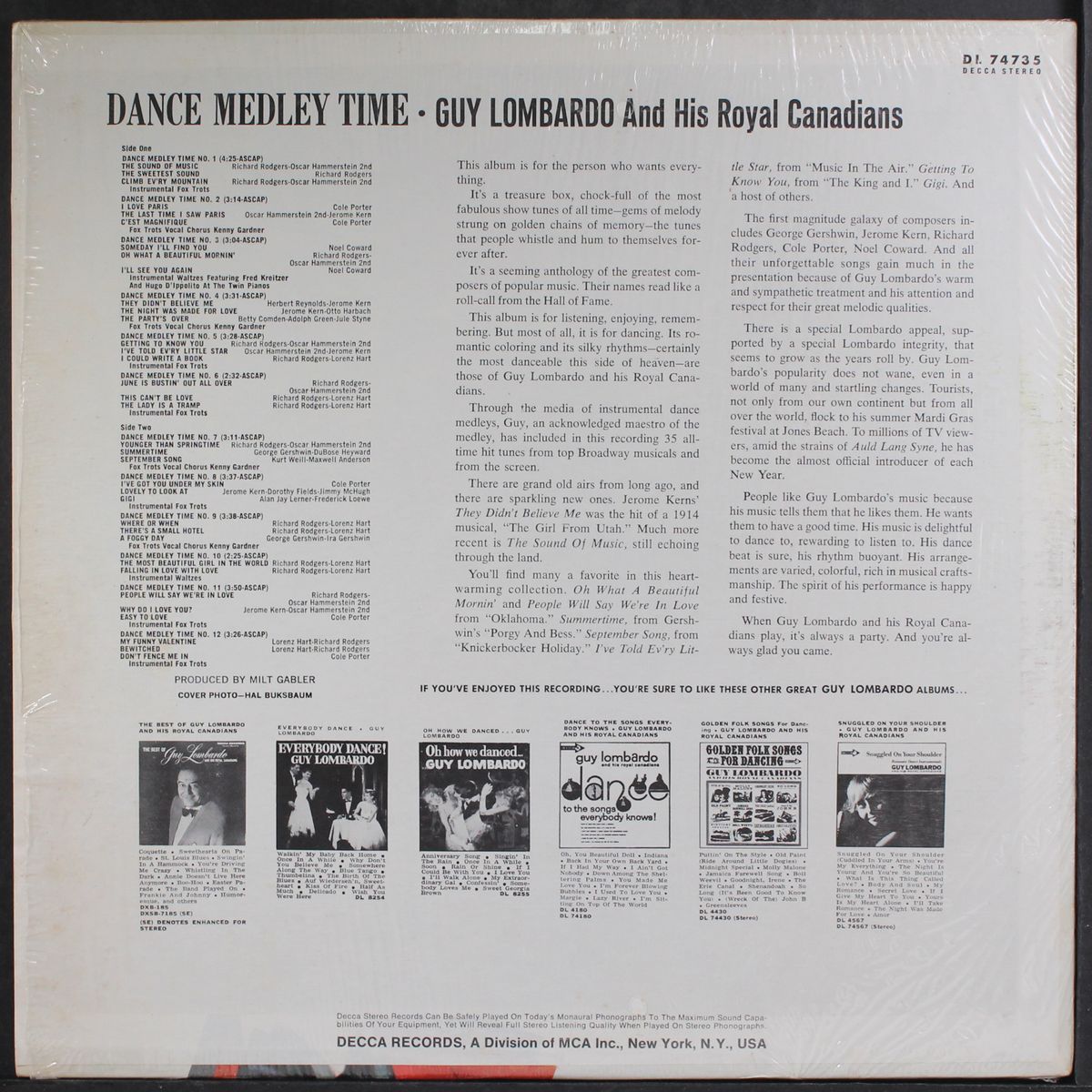 dance medley time by GUY LOMBARDO
