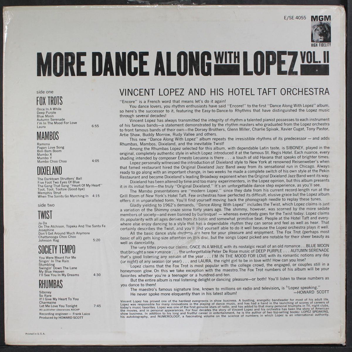 more dance along with lopez, vol. 2 by VINCENT LOPEZ