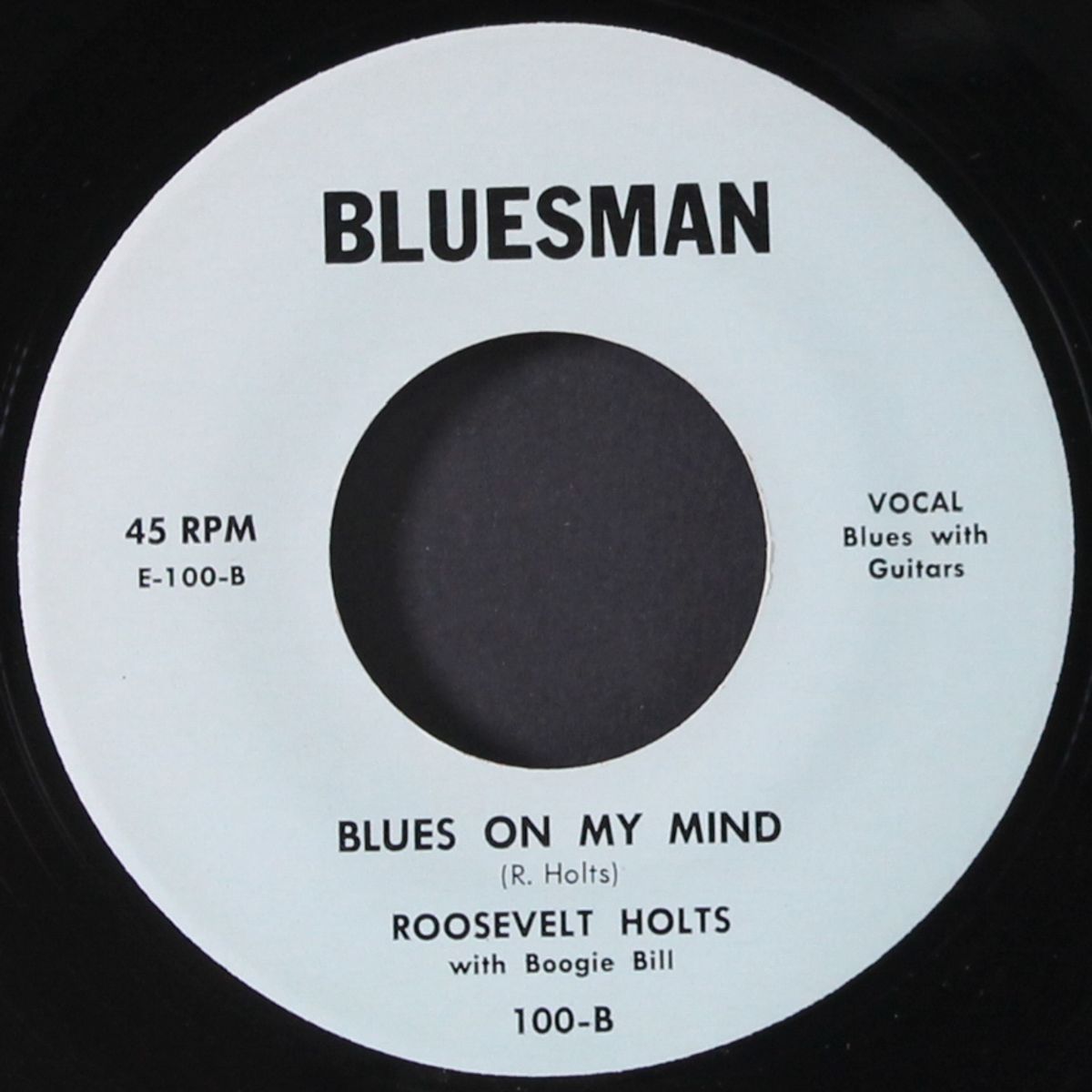 down the big road / blues on my mind by ROOSEVELT HOLTS