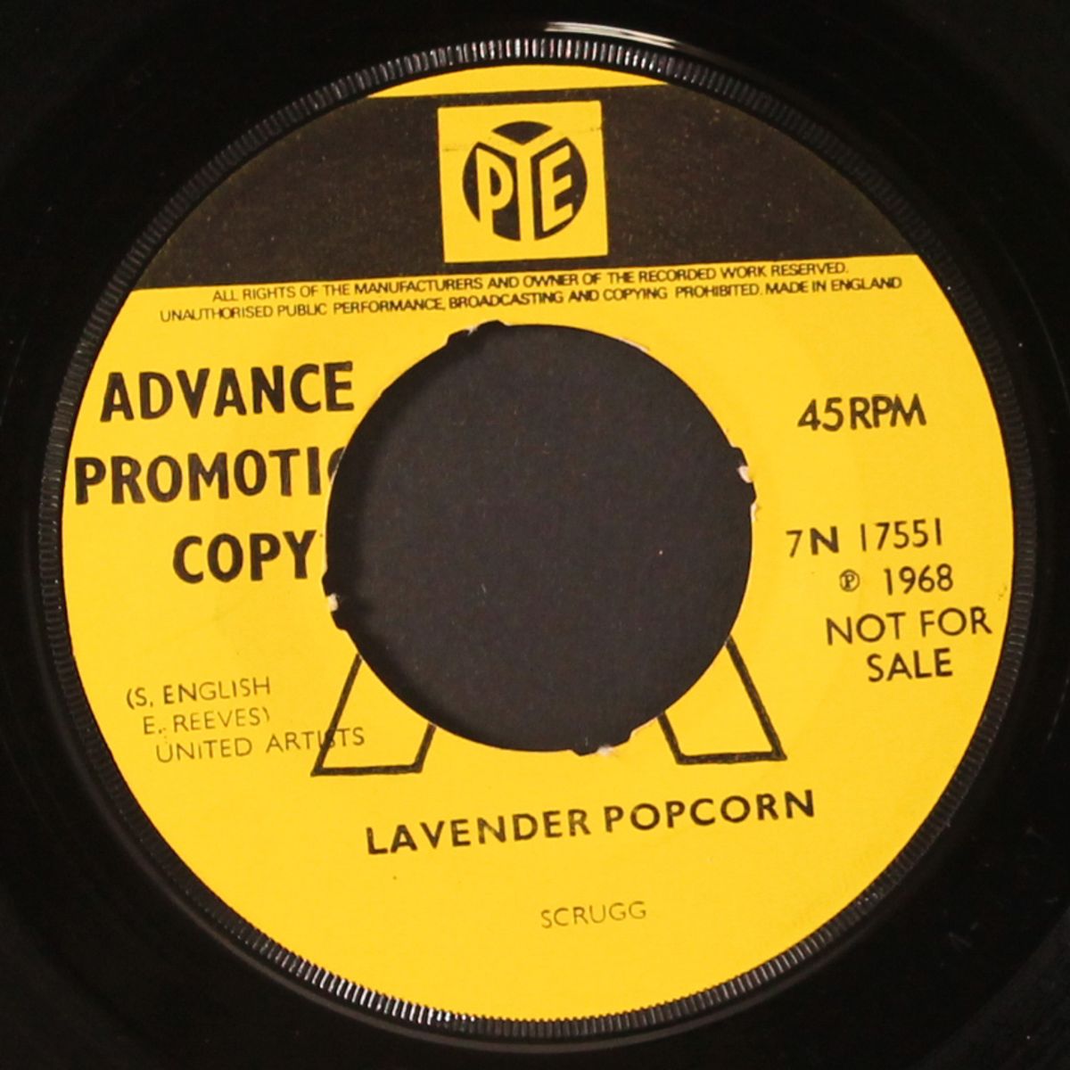 lavender popcorn / sandwichboard man by SCRUGG