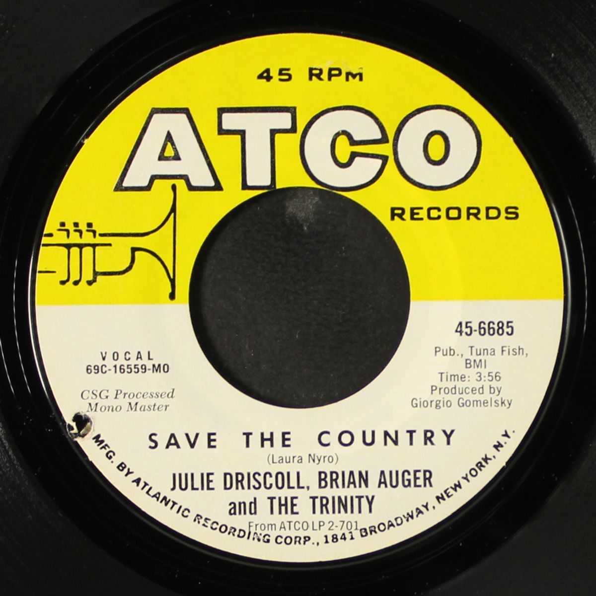 the flesh failures / save the country by JULIE DRISCOLL, BRIAN AUGER & TRINITY