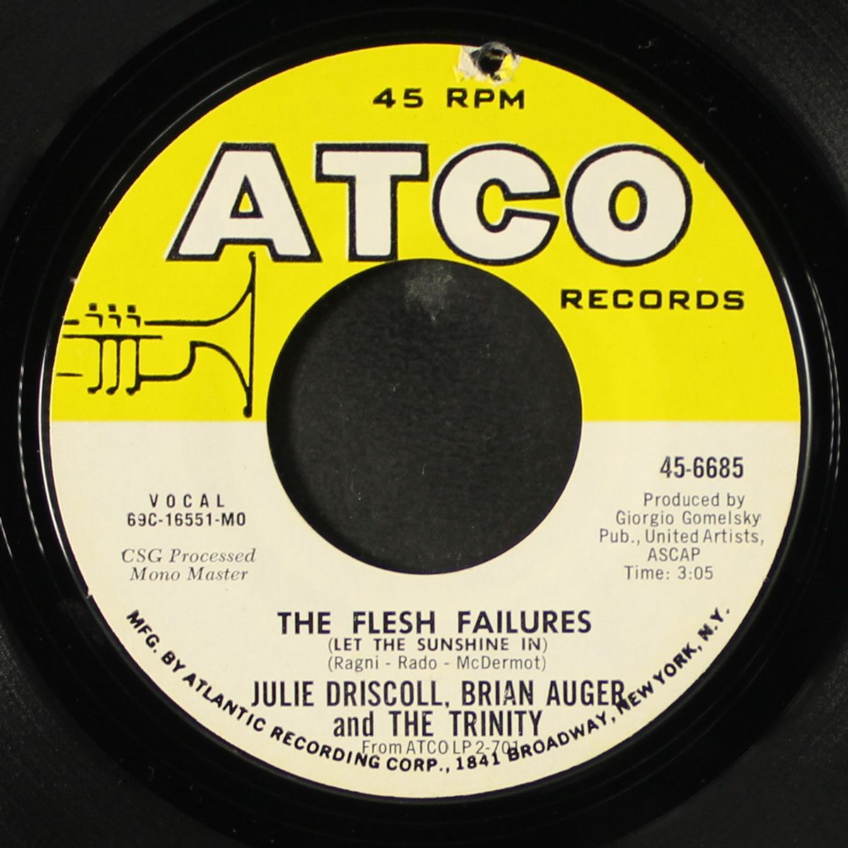 the flesh failures / save the country by JULIE DRISCOLL, BRIAN AUGER & TRINITY