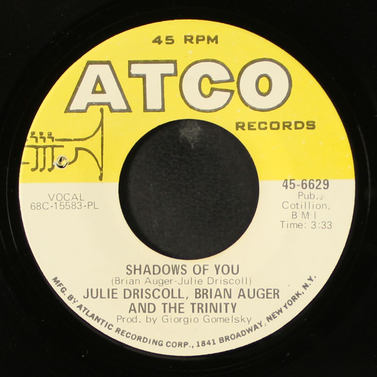 road to cairo / shadows of you by JULIE DRISCOLL, BRIAN AUGER AND THE TRINITY