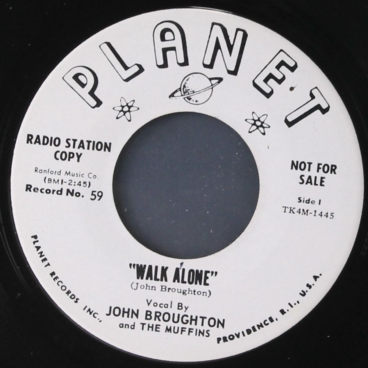 walk alone / just one more time by SHAWKEY SE'AU / JOHN BROUGHTON & MUFFINS