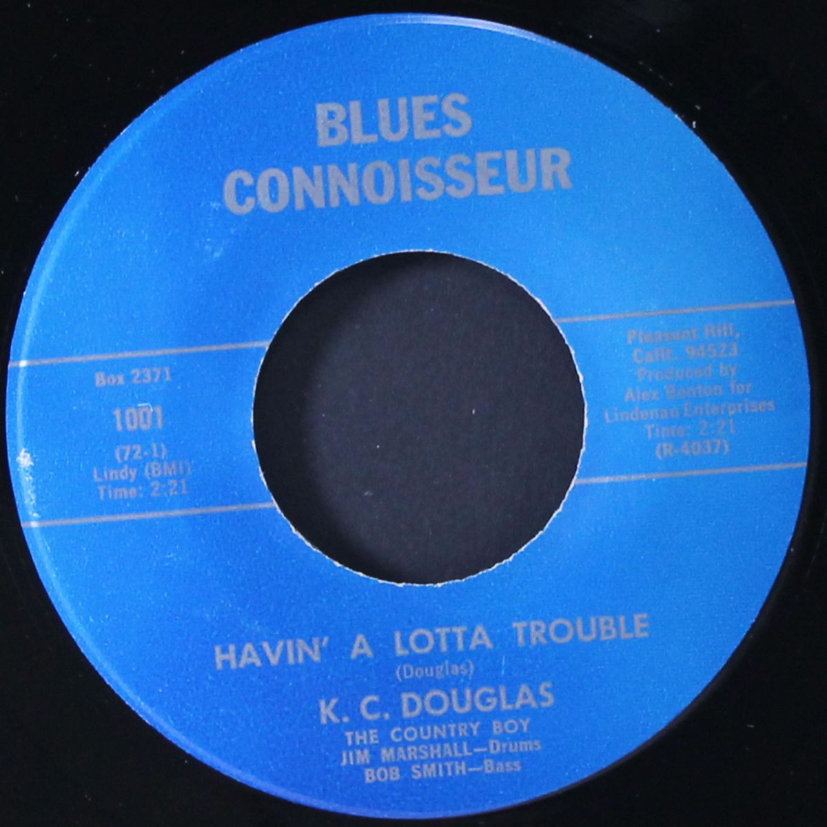 havin' a lotta trouble / woke up with the blues by K.C. DOUGLAS