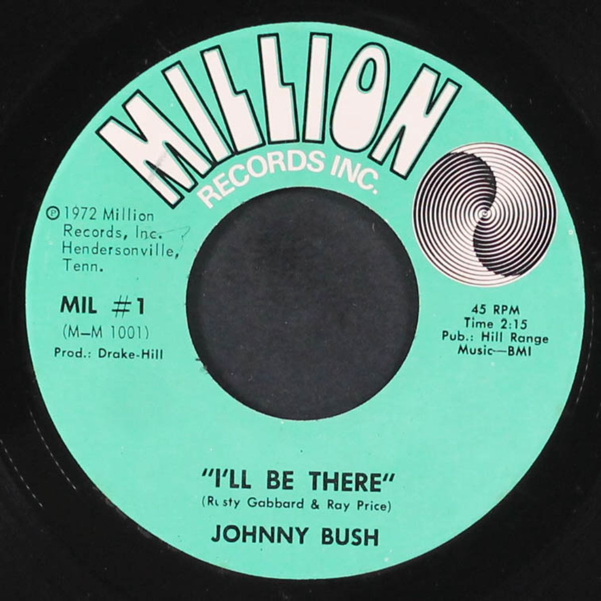 i'll be there / i can feel you in his arms by JOHNNY BUSH