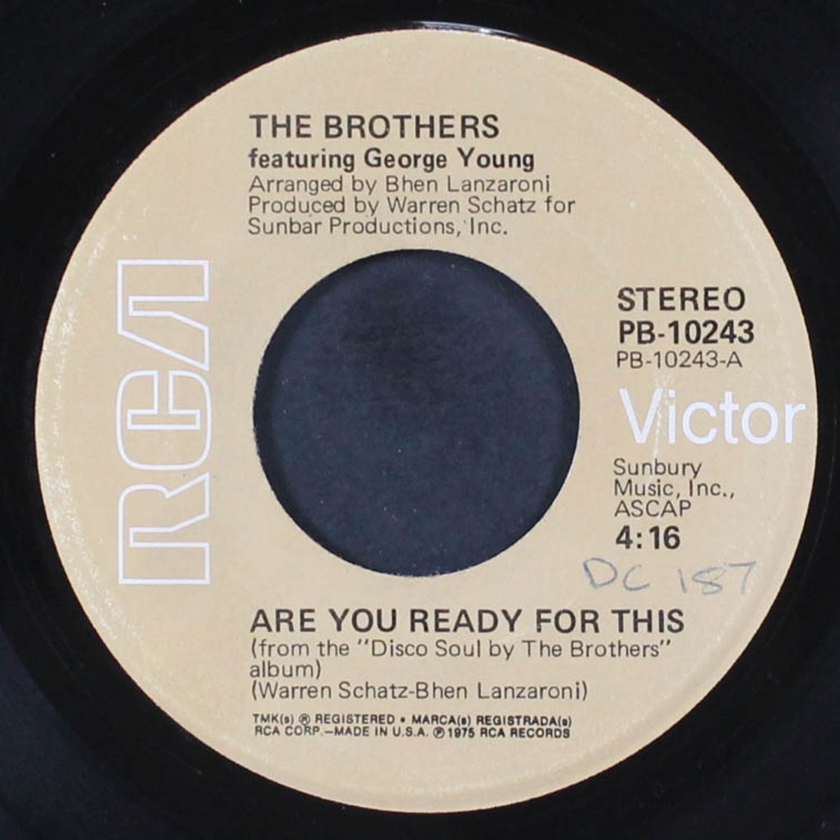 everybody loves a winner / are you ready for this by BROTHERS