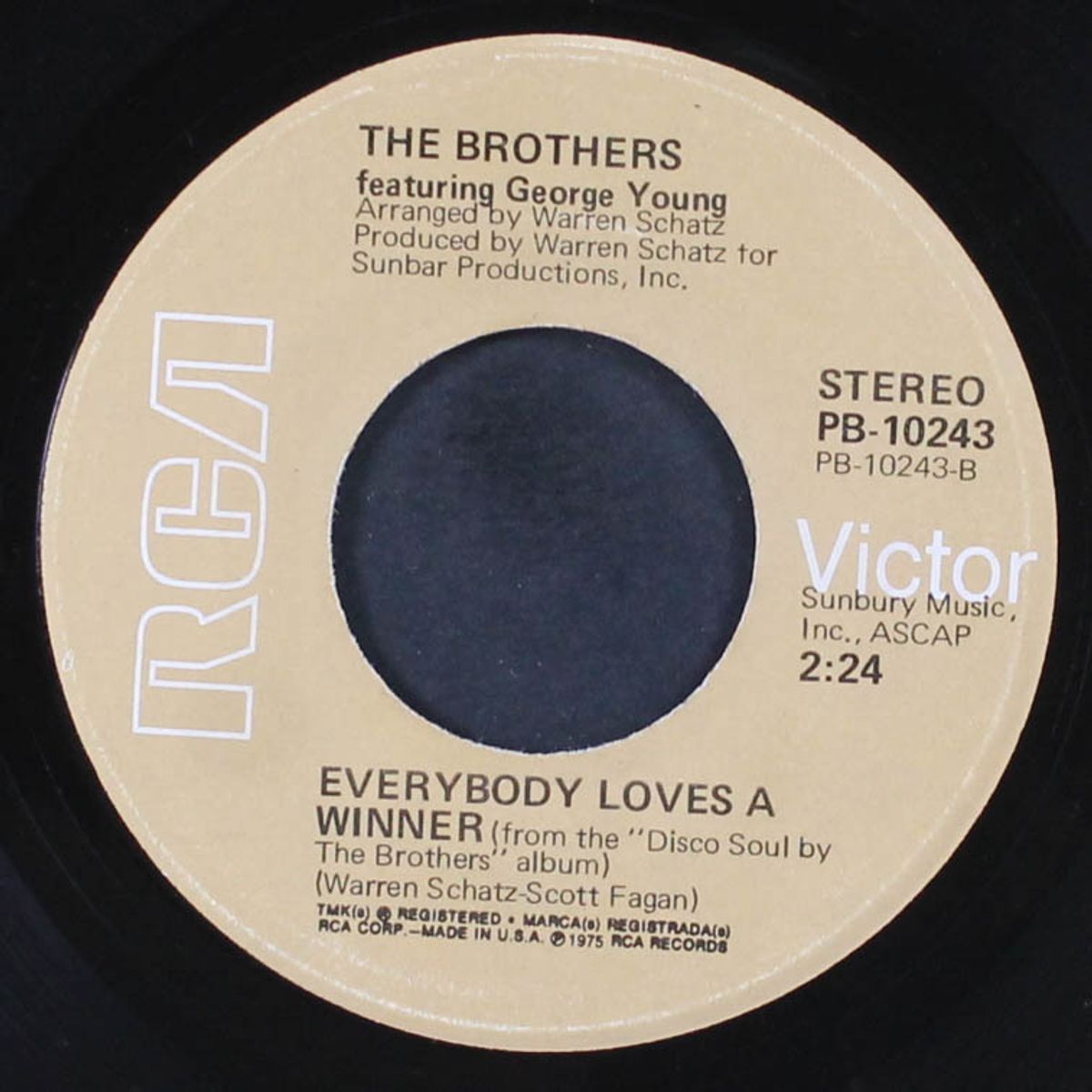 everybody loves a winner / are you ready for this by BROTHERS