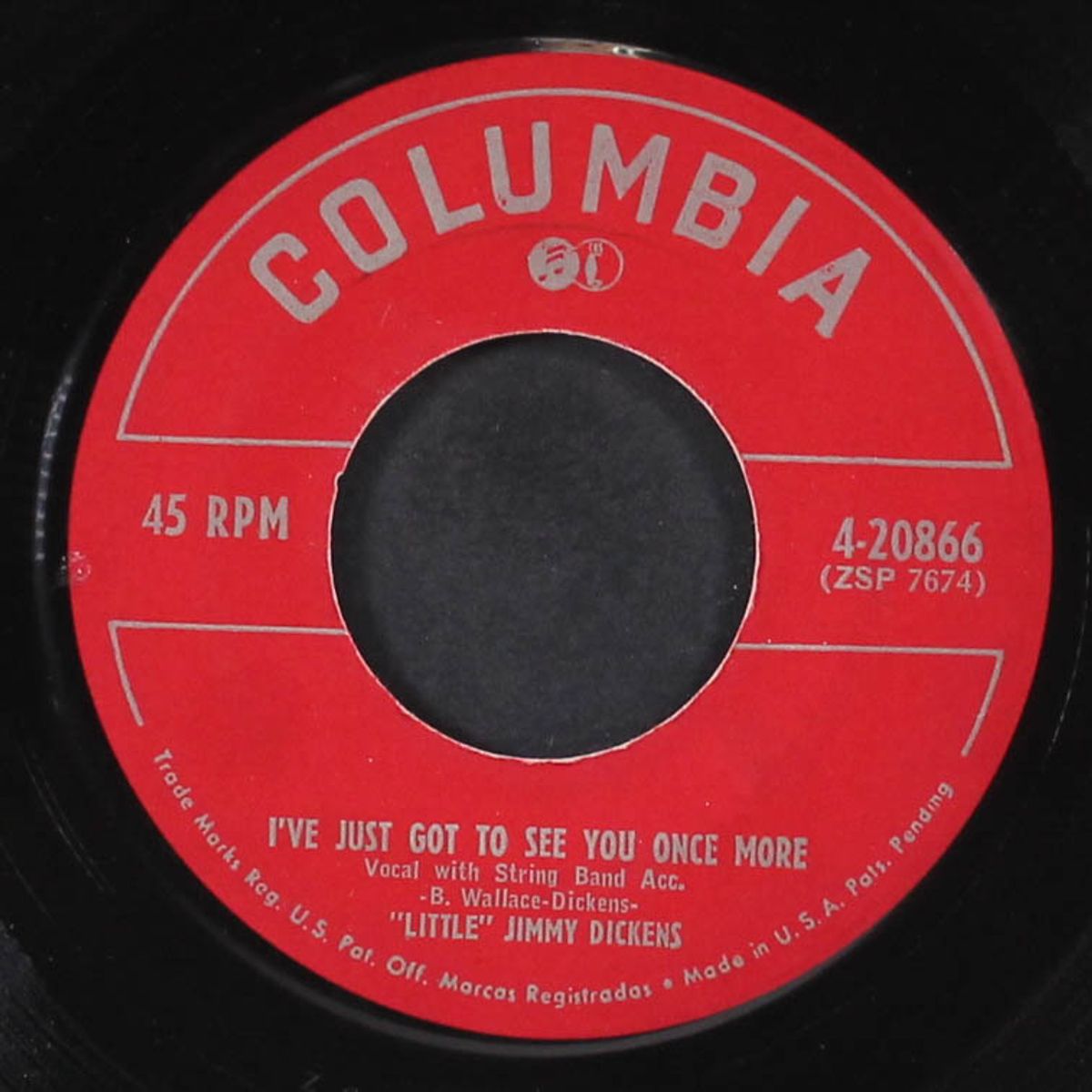 poor little darlin' / i've just got to see you once more by LITTLE JIMMY DICKENS