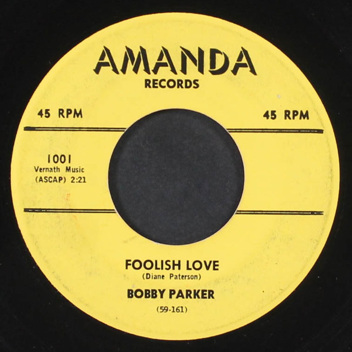 foolish love / stop by my house by BOBBY PARKER & GROUP