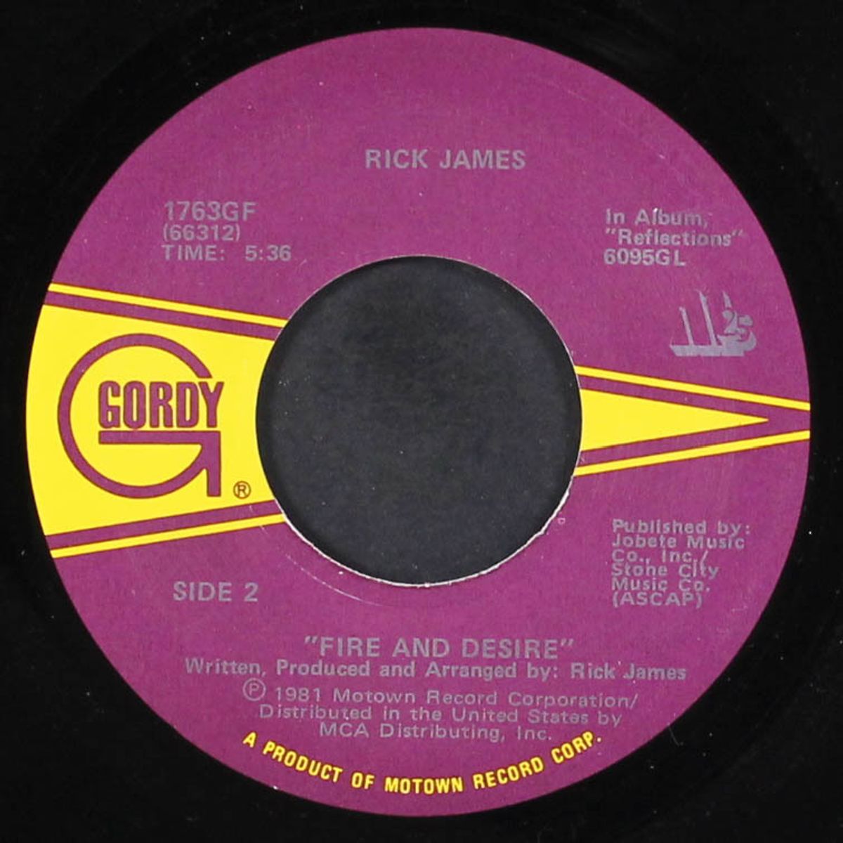 you turn me on / fire and desire by RICK JAMES