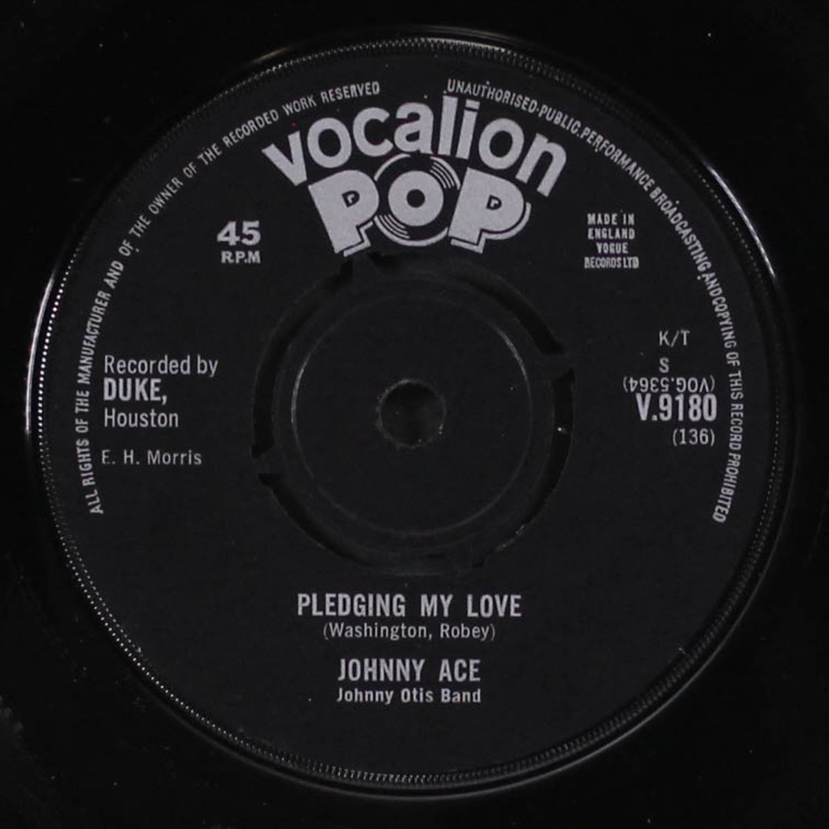 pledging my love / anymore by JOHNNY ACE