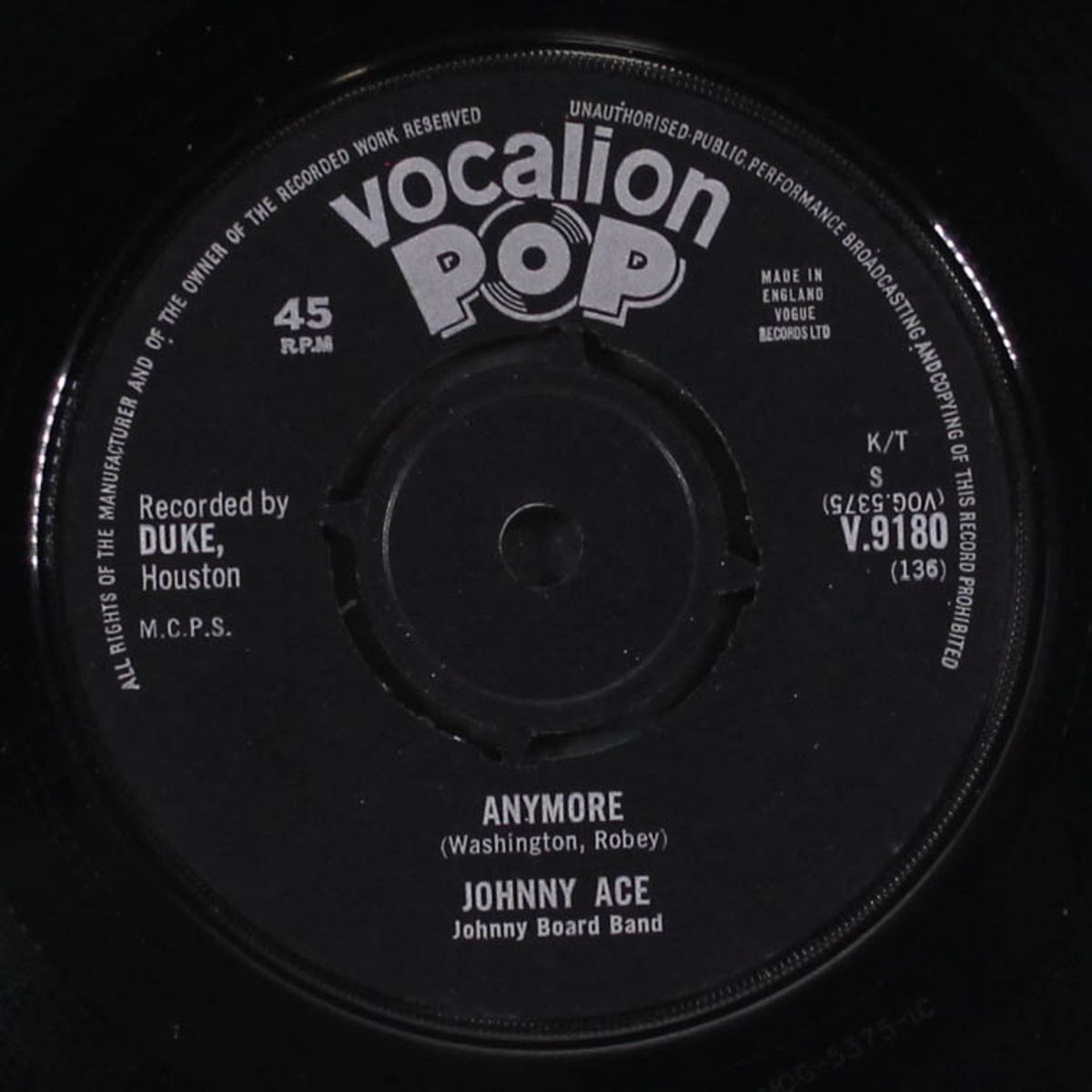 pledging my love / anymore by JOHNNY ACE