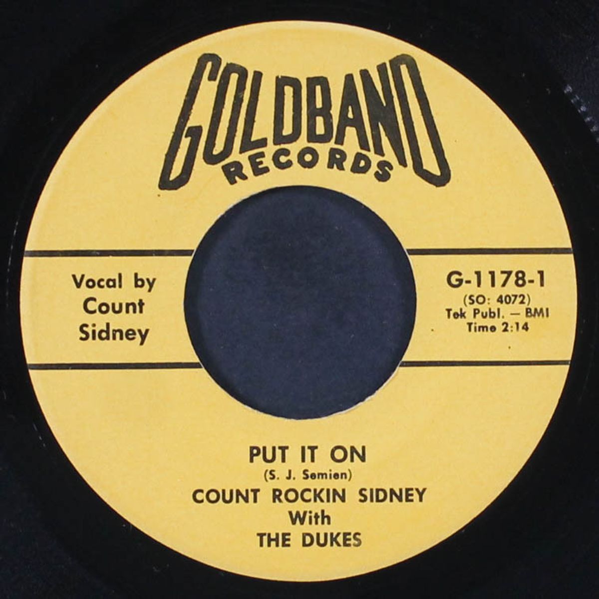 put it on / trust by COUNT ROCKIN SIDNEY