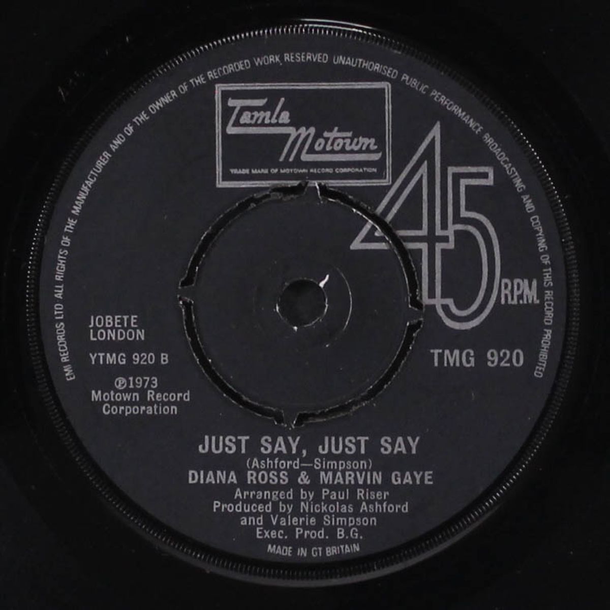 my mistake / just say just say by DIANA ROSS & MARVIN GAYE