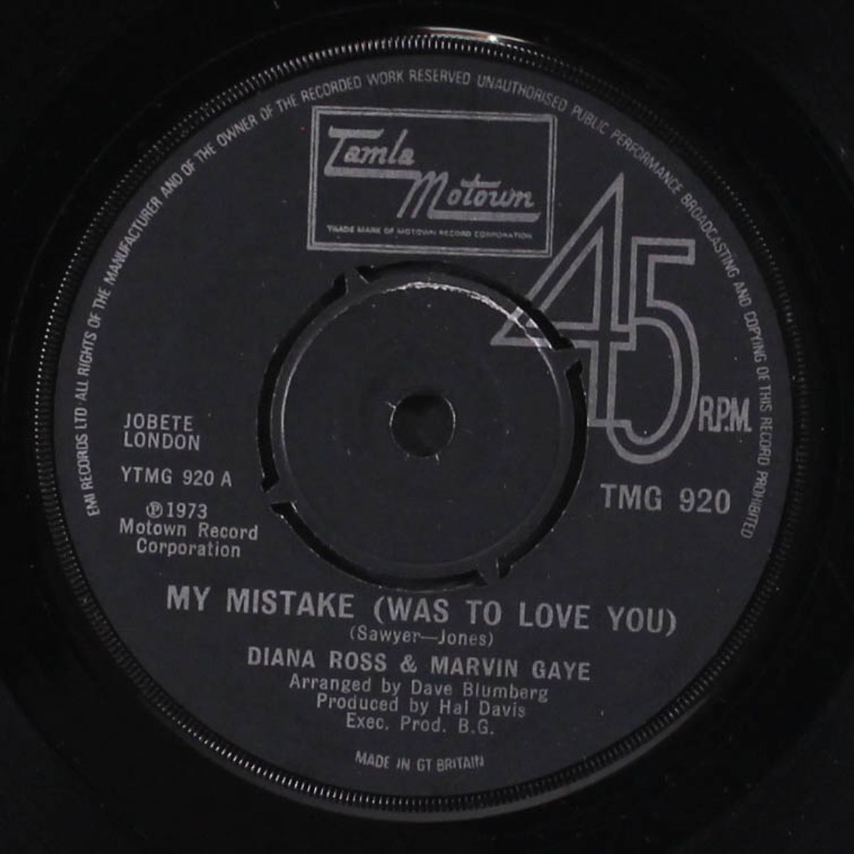 my mistake / just say just say by DIANA ROSS & MARVIN GAYE