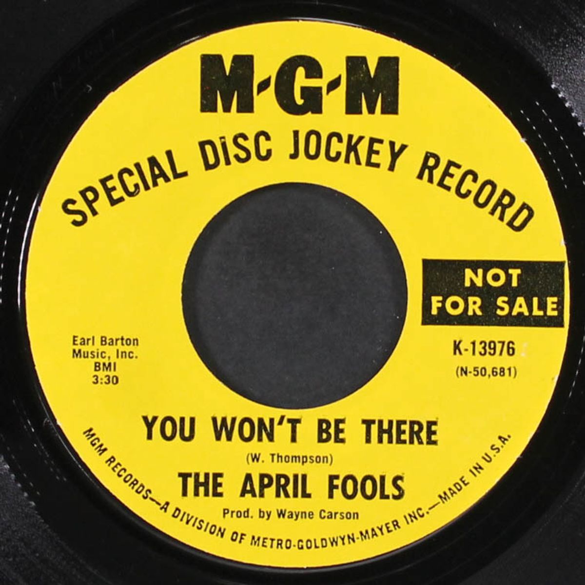 things go better with you / you won't be there by APRIL FOOLS