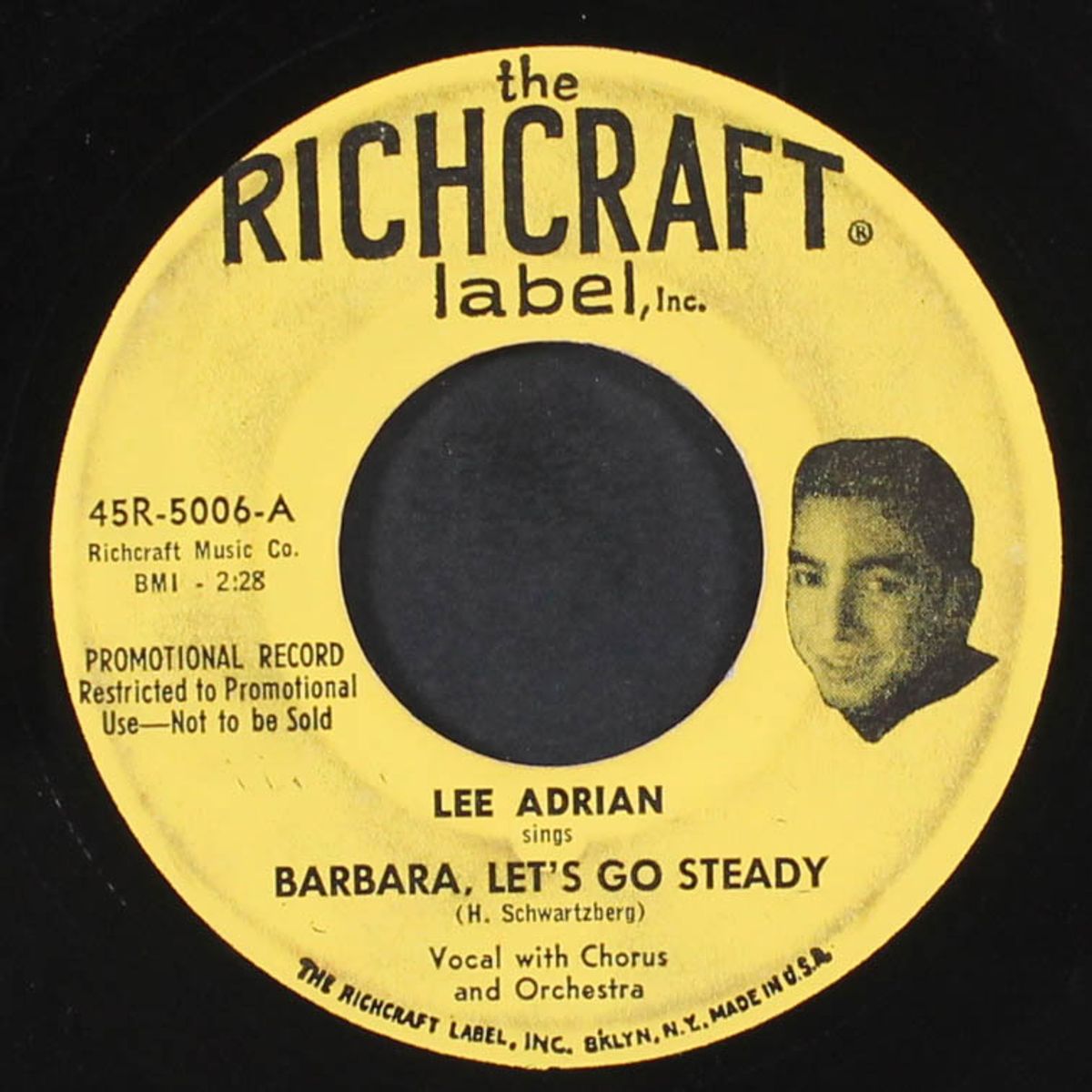 barbara, let's go steady / i'm so lonely by LEE ADRIAN