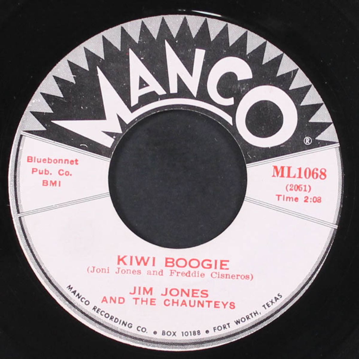 she's a doll / kiwi boogie by JIM JONES & CHAUNTEYS