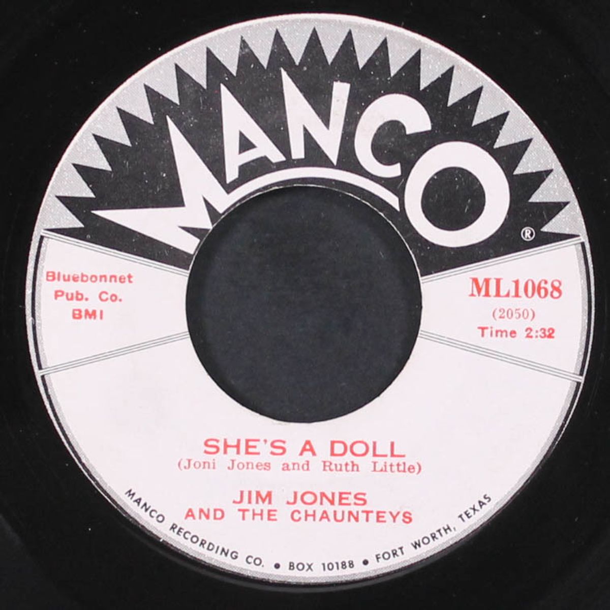 she's a doll / kiwi boogie by JIM JONES & CHAUNTEYS