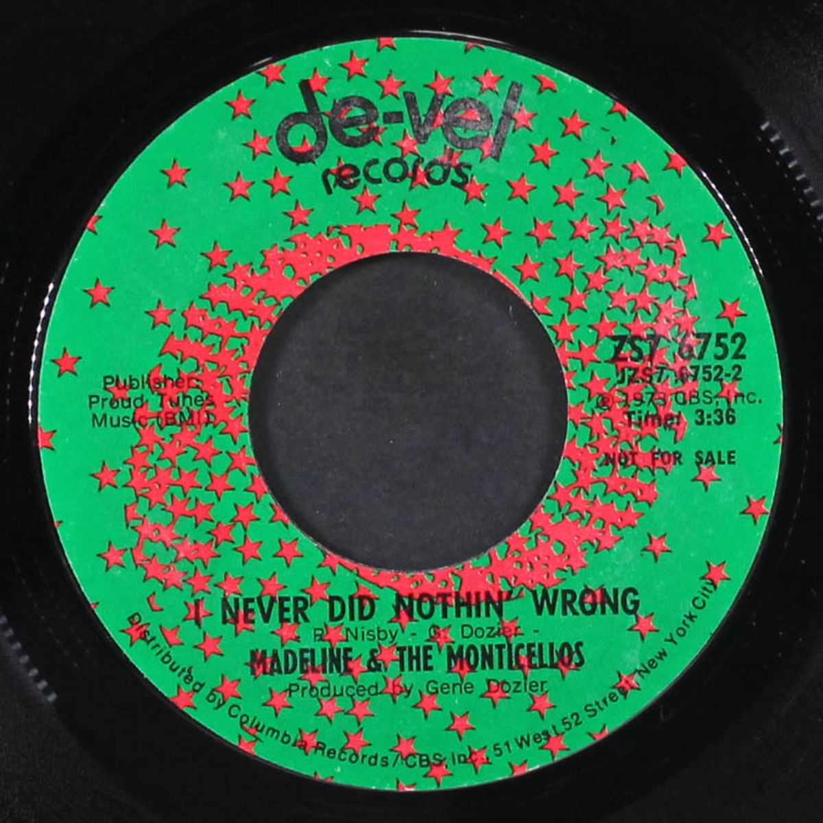 binding ring of gold / i never did nothin' wrong by MADELINE & MONTICELLOS