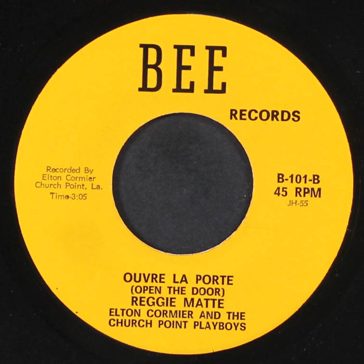 une lettre de la belle / ouvre la porte by REGGIE MATTE & CHURCH POINT PLAYBOYS