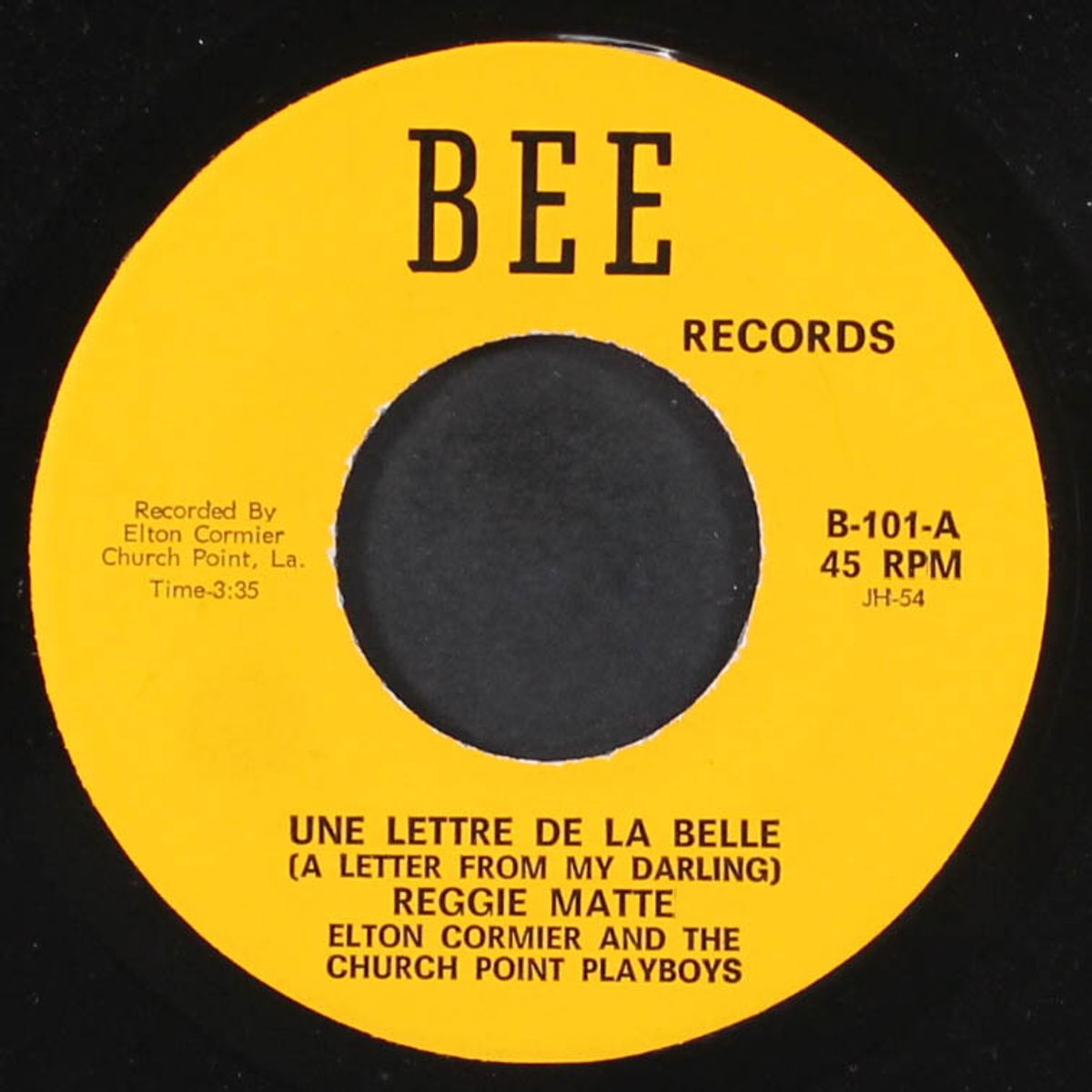 une lettre de la belle / ouvre la porte by REGGIE MATTE & CHURCH POINT PLAYBOYS