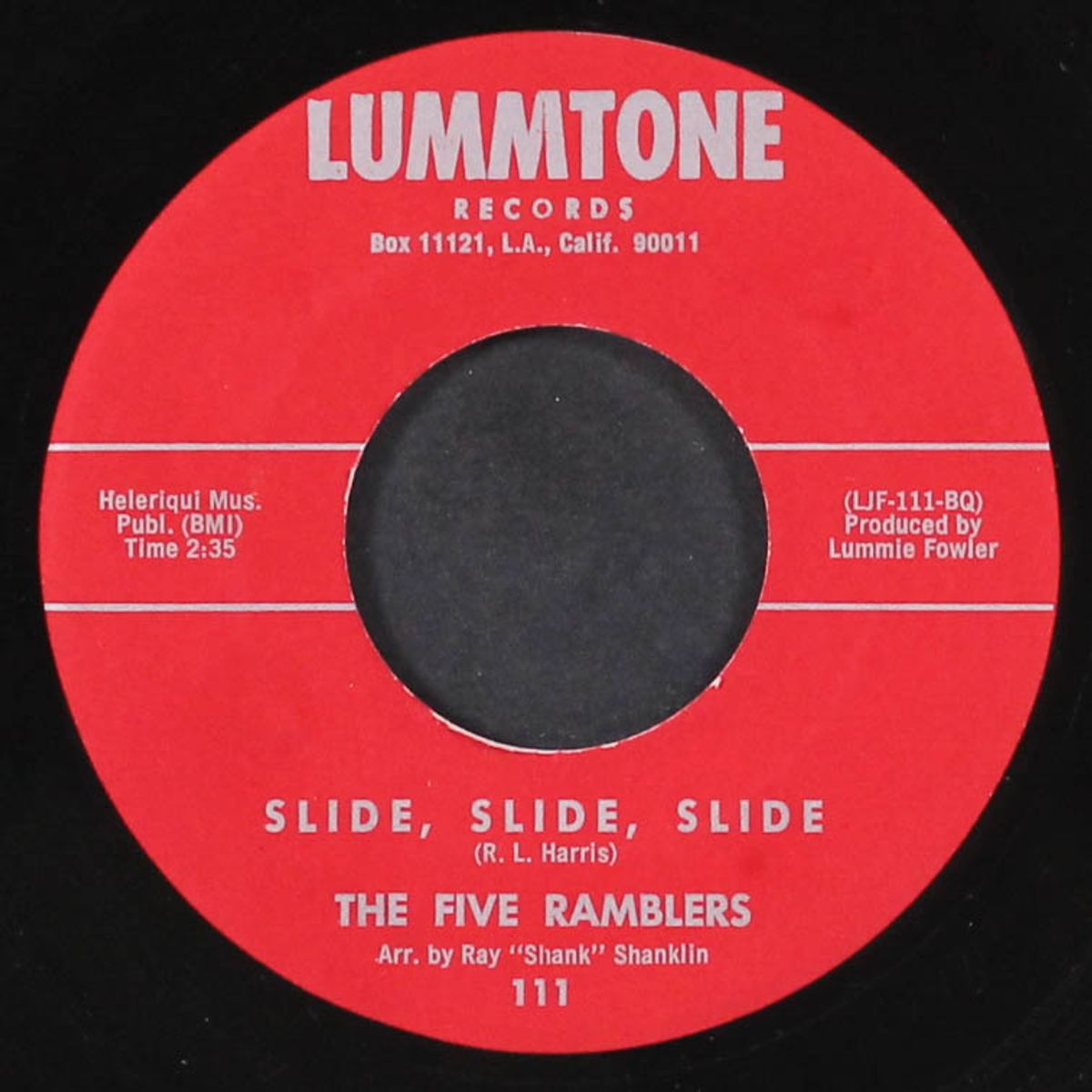 i want you to know / slide, slide, slide by FIVE RAMBLERS