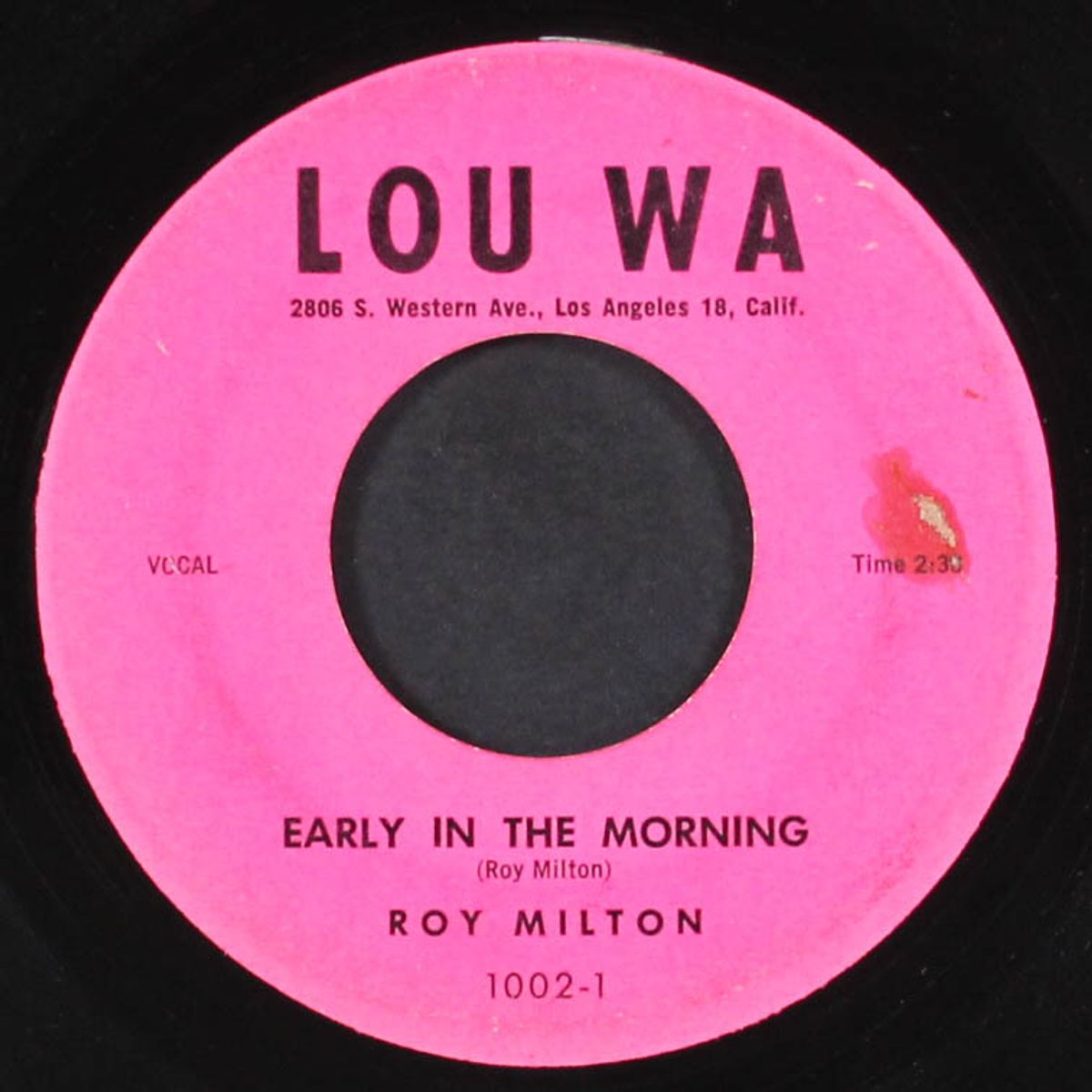 early in the morning / bless your heart by ROY MILTON