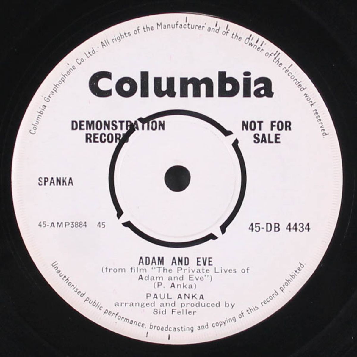 puppy love / adam and eve by PAUL ANKA