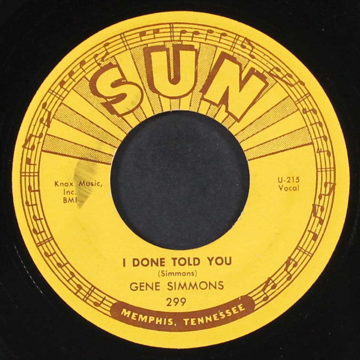 drinkin' wine / i done told you by GENE SIMMONS