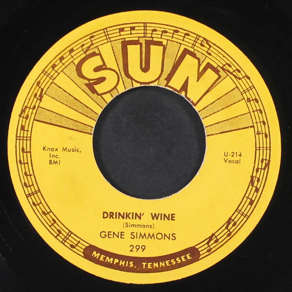 drinkin' wine / i done told you by GENE SIMMONS