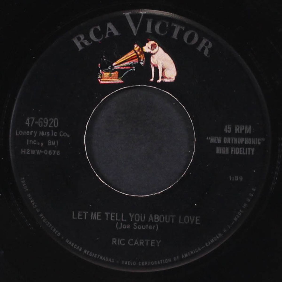 born to love one woman / let me tell you about love by RIC CARTEY