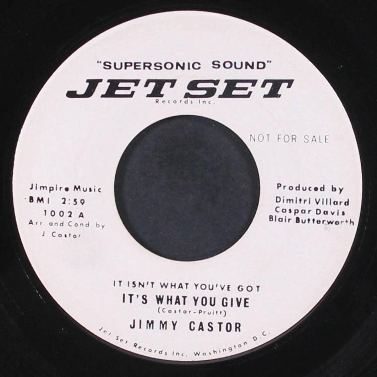 block party / it's what you give by JIMMY CASTOR