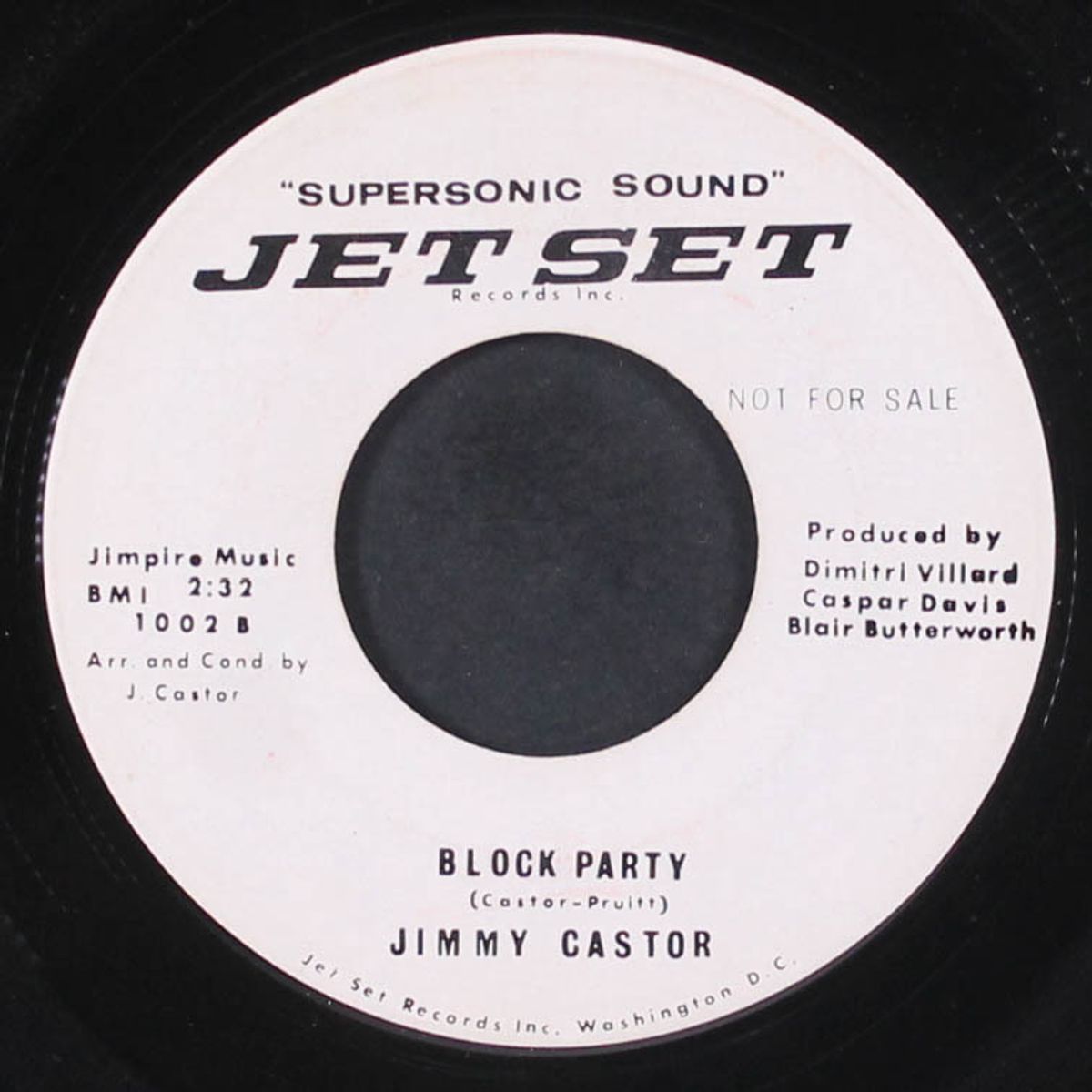 block party / it's what you give by JIMMY CASTOR