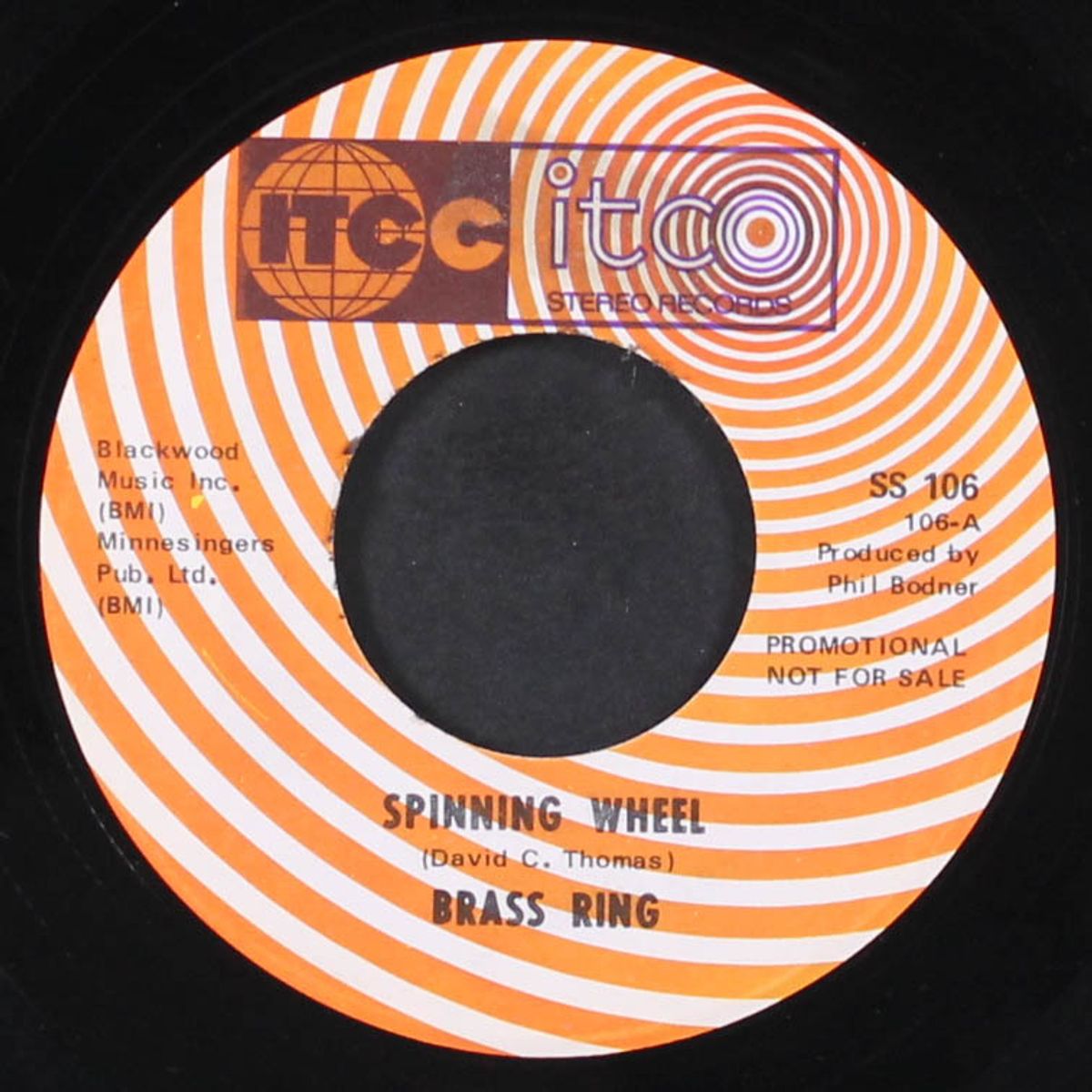 spinning wheel / yesterday when i was young by BRASS RING