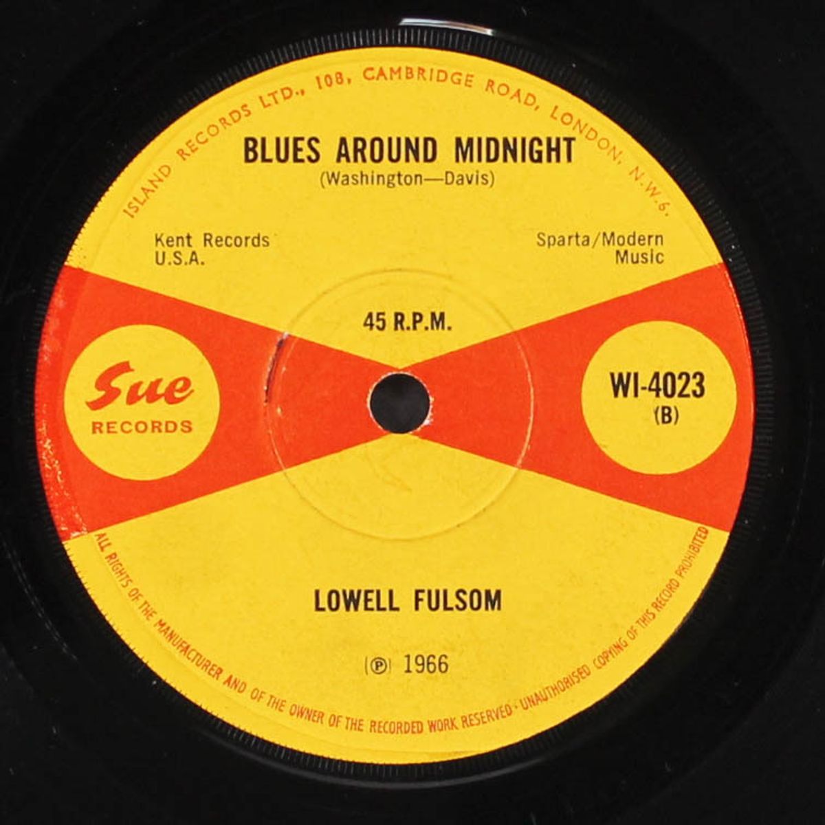 talking woman / blues around midnight by LOWELL FULSON